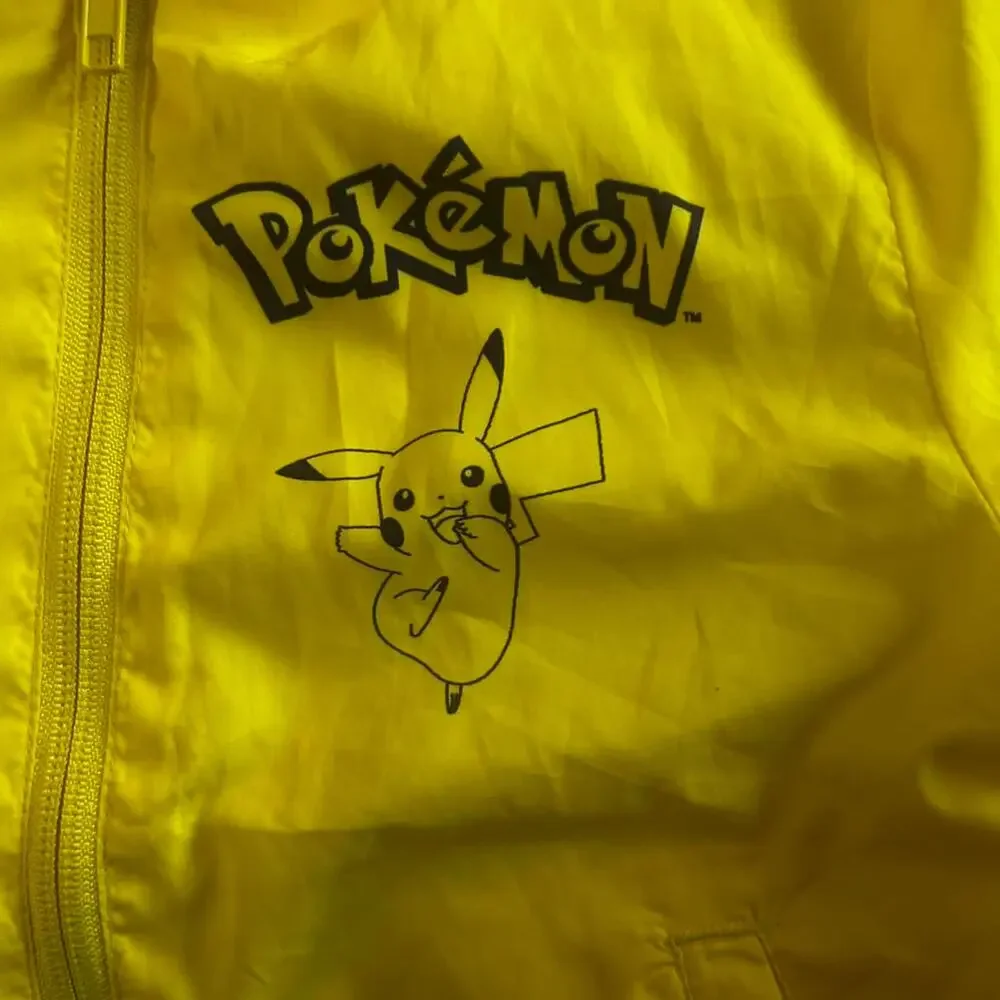 Yellow hm pikachu rain jacket